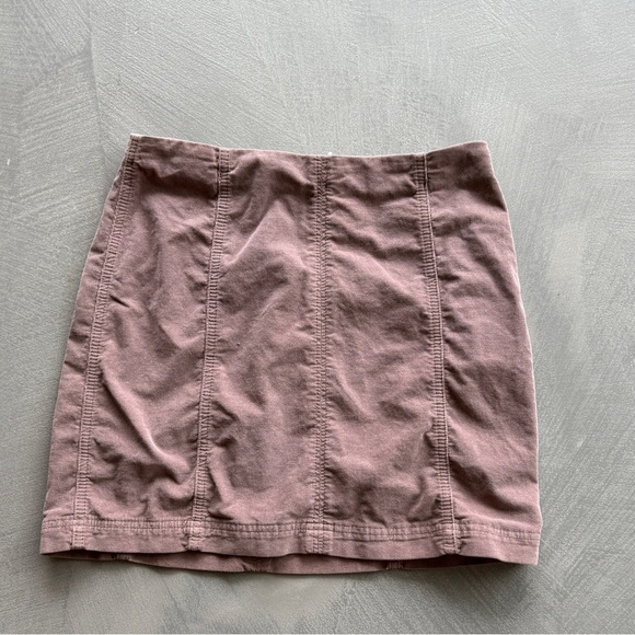 Free People Brown Corduroy Mini Skirt - {8} - Picture 3 of 9